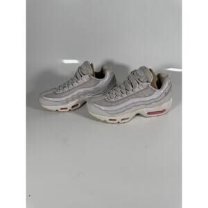 Nike Air Max 95 White Pink Reflective Women’s Size 6.5 Running Shoes